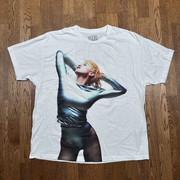 Madonna Celebration Tour 2023 Absolutely No Regrets Boy Toy T Shirt Mens 2XL - Picture 1 of 9